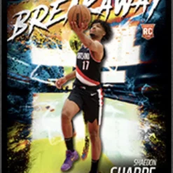 Discount 🛒 NBA 2022-23 Instant Breakaway 🏀 Basketball Shaedon Sharpe Trading Card #15 [Rookie] (Pre-Order ships January) 🔔