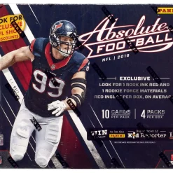 Discount 🥰 NFL Panini 2016 Absolute Football Trading Card MEGA Box [4 Packs] 👍