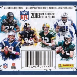 Top 10 ⌛ NFL Panini 2018 Football Sticker Collection Pack [5 Stickers] ✔️