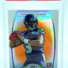 Wholesale ✔️ NFL Topps 2012 Platinum Football PSA 9 Russell Wilson Graded Single Sports Card #138 [Orange Refractor] 💯