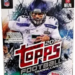 Brand new ⌛ NFL Topps 2014 Football Trading Card HANGER Box [72 Cards, 14 Rookie Cards] 🎁
