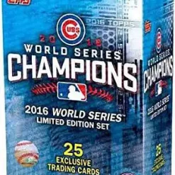 Wholesale 🔔 MLB Chicago Cubs 2016 World Series Champions Trading Card Limited Edition Set [25 Exclusive Cards] 😉