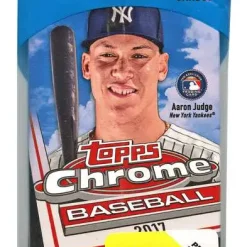 Best Pirce 🥰 MLB Topps 2017 Chrome ⚾ Baseball Trading Card VALUE Pack [3 Packs + 3 Pink Refractor Cards] 🔥