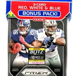 Cheap ✨ NFL Panini 2018 Prizm Football Trading Card VALUE Pack [15 Cards] ✔️