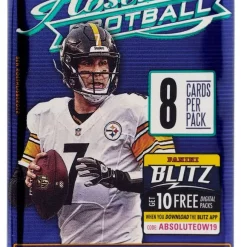Brand new ❤️ NFL Panini 2019 Absolute Football Trading Card BLASTER Pack [8 Cards] 🌟
