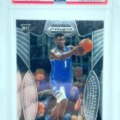 Brand new 😀 NBA 2019 Prizm Draft Picks 🏀 Basketball Zion Williamson Graded Sports Card #64 [PSA 10] 🎉
