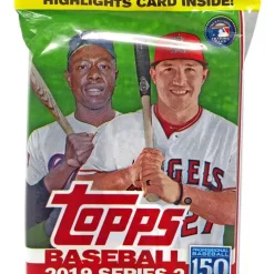 Cheapest 👏 MLB Topps 2019 Series 2 ⚾ Baseball Trading Card VALUE Pack [34 Cards, Mookie Betts Insert] 💯