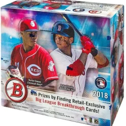 New 😍 MLB Topps 2018 Bowman ⚾ Baseball Trading Card RETAIL Box [24 Packs] 🥰