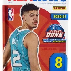 Brand new 😍 NBA Panini 2020-21 Hoops 🏀 Basketball Trading Card HOBBY Pack [8 Cards] 😍