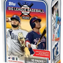 Wholesale 🧨 MLB Topps 2020 Big League ⚾ Baseball Trading Card BLASTER Box [10 Packs + 1 Bonus Pack] 😍