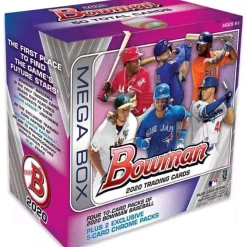 Outlet 🌟 MLB Topps 2020 Bowman ⚾ Baseball Trading Card MEGA Box [6 Packs] 🌟