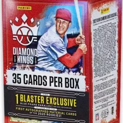 Best deal 🔔 MLB Panini 2020 Diamond Kings ⚾ Baseball Trading Card BLASTER Box [7 Packs, 1 Blue Frame Parallel Card] 😀