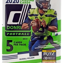 Outlet 🛒 NFL Panini 2020 Donruss Football Trading Card Pack [5 Cards] 🤩