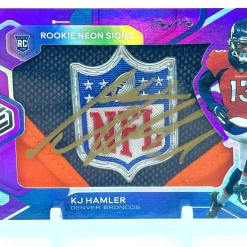 Discount 🎁 NFL 2020 Panini Element Football KJ Hamler 1/1 Single Sports Card RNS-KJ [One of One Patch Autograph] ❤️