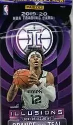 Cheap ❤️ NBA Panini 2019-20 Illusions 🏀 Basketball Trading Card VALUE Pack [12 Cards] ⌛