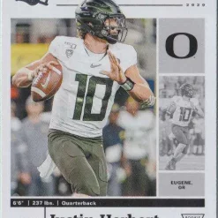 Flash Sale 🎁 NFL 2020 Chronicles Draft Picks Justin Herbert Single Sports Card #5 [Rookie Card] 😉