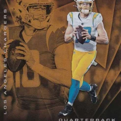 Deals ⭐ NFL 2020 Illusions Football Justin Herbert Trading Card #7 [Orange, Rookie Card] 🎁