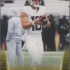 Brand new 🎁 Leaf Draft 2020 Justin Herbert Trading Card #03 [Rookie Card, Gold] ✔️