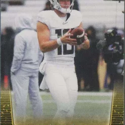 Brand new 🎁 Leaf Draft 2020 Justin Herbert Trading Card #03 [Rookie Card, Gold] ✔️
