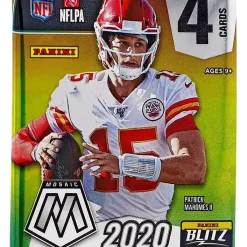 Hot Sale 👍 NFL Panini 2020 Mosaic Football Trading Card RETAIL Pack [4 Cards] 😉