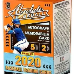 Coupon 🔥 MLB Panini 2020 Absolute ⚾ Baseball Trading Card BLASTER Box [2 Packs, 1 Autograph OR Memorabilia Card] 😉