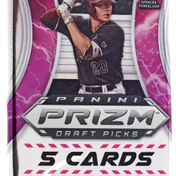 Brand new 🎉 MLB Panini 2020 Prizm Draft Picks ⚾ Baseball Trading Card RETAIL Pack [5 Cards] 👏