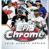 Best Sale ✨ MLB Topps 2020 Chrome Update ⚾ Baseball Trading Card MEGA Box Pack [4 Cards] 🌟