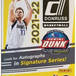 Budget ✨ NBA Panini 2021-22 Donruss 🏀 Basketball Trading Card BLASTER Box [11 Packs, Orange & Purple Laser Parallels] 🔥