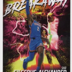 New 🧨 NBA 2021-22 Instant Breakaway Shai Gilgeous-Alexander Trading Card B10 [/2819] ⌛