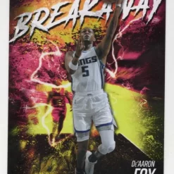 Best Pirce 🤩 NBA 2021-22 Instant Breakaway De'Aaron Fox Trading Card B12 [/2819] ✔️