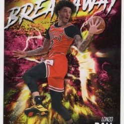 Discount 😍 NBA 2021-22 Instant Breakaway Lonzo Ball Trading Card B16 [/2819] ⭐