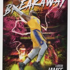 Cheapest 🧨 NBA 2021-22 Instant Breakaway LeBron James Trading Card B17 [/2819] 😀