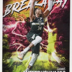 Budget 💯 NBA 2021-22 Instant Breakaway Giannis Antetokounmpo Trading Card B18 [/2819] 🔥