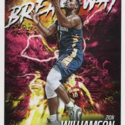 Budget 😀 NBA 2021-22 Instant Breakaway Zion Williamson Trading Card B2 [/2819] 👍