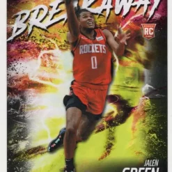 Best Pirce 👏 NBA 2021-22 Instant Breakaway Jalen Green Trading Card B22 [/2819, Rookie] ⌛