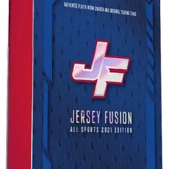 Best deal 👍 Jersey Fusion 2021 All Sports Edition Trading Card MINI Box [1 Game Used Swatch Card] 🤩