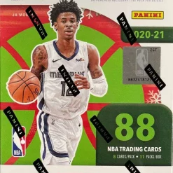 Buy 😀 NBA Panini 2020-21 HOLIDAY Hoops 🏀 Basketball Trading Card BLASTER Box [11 Packs, 1 Autograph OR Memorabilia Card] 👏