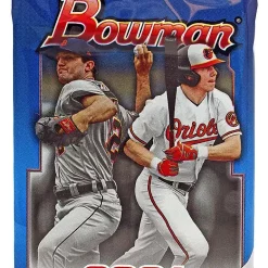 Cheapest 🔔 MLB Topps 2021 Bowman ⚾ Baseball Trading Card RETAIL Pack [12 Cards] 👍