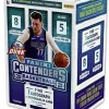 Best Sale 🔔 NBA Panini 2020-21 Contenders 🏀 Basketball Trading Card BLASTER Box [5 Packs, 1 Autograph OR Memorabilia Card] 😀