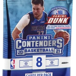 Cheapest 🌟 NBA Panini 2020-21 Contenders 🏀 Basketball Trading Card RETAIL Pack [8 Cards] 👍