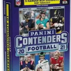 Best Sale ✨ NFL Panini 2021 Contenders Football Trading Card HANGER Box [30 Cards] 👏
