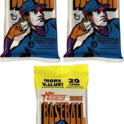Discount 🔔 MLB Topps 2021 Heritage ⚾ Baseball LOT of 3 Trading Card VALUE Packs ✨