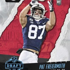 Best Pirce 🎉 NFL Pittsburgh Steelers 2021 Instant Draft Night Football Pat Freiermuth Trading Card 😀