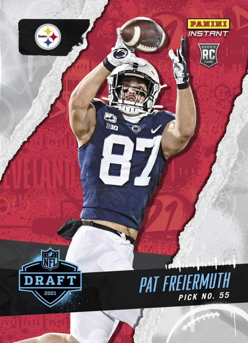 Best Pirce 🎉 NFL Pittsburgh Steelers 2021 Instant Draft Night Football Pat Freiermuth Trading Card 😀 1 Best Pirce 🎉 NFL Pittsburgh Steelers 2021 Instant Draft Night Football Pat Freiermuth Trading Card 😀