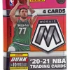 Best Sale 😍 NBA Panini 2020-21 Prizm Mosaic 🏀 Basketball Trading Card BLASTER Pack [4 Cards] 🤩