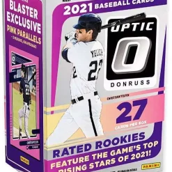 Promo 😉 MLB Panini 2021 Donruss Optic ⚾ Baseball Trading Card BLASTER Box [6 Packs] 😀