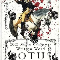 Cheapest 💯 POTUS 2021 The First 36 Written Word Trading Card HOBBY Box [2 Cards] 🛒