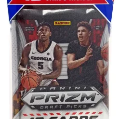 Brand new ⭐ Collegiate Panini 2020-21 Prizm Draft Picks 🏀 Basketball Trading Card CELLO Pack [15 Cards] 🛒