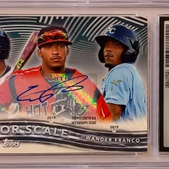 Best reviews of 🧨 MLB 2021 Topps Pro Debut Major Scale Autographs Wander Franco CSG 10 Trading Card MS-2 [50/50] 💯