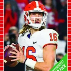 Top 10 😉 NFL Jacksonville Jaguars 2021 Pro Set Leaf Football Trevor Lawrence Trading Card [XRC Rookie Card] 😍